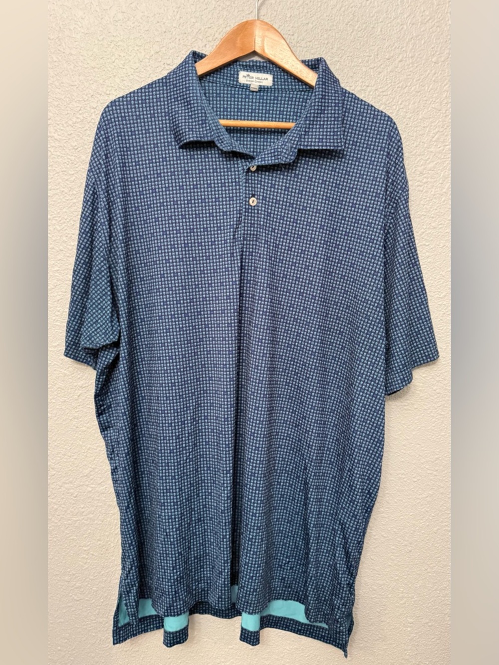 Peter Millar Performance Jersey Men's Short Sleeve Golf Polo Shirt XXL